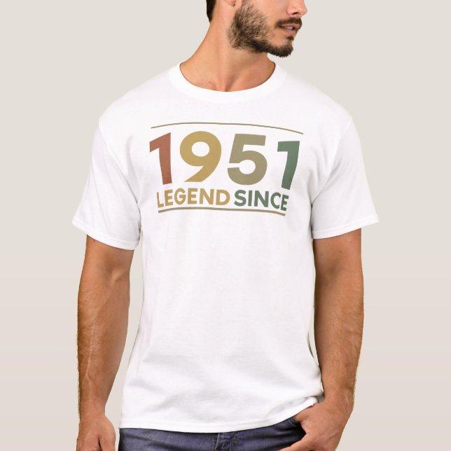 Legend Since 1951 T Shirt (Framsida)