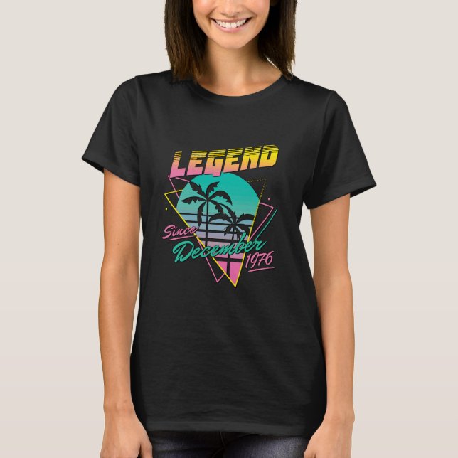 Legend Since December 1976 T Shirt (Framsida)
