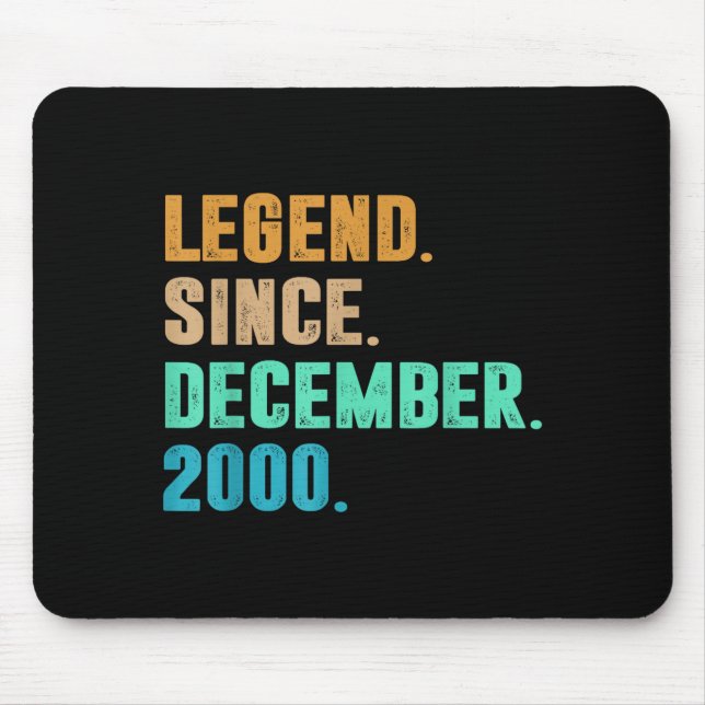 Legend Since December 2000 Birth Of Birthday 2000  Musmatta (Framsidan)