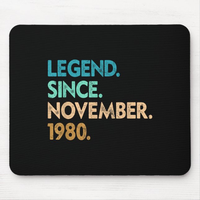Legend Since November 1980 Apparel  Musmatta (Framsidan)