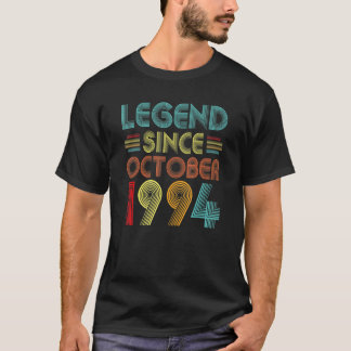 Legend Since October 1994 28 Years Old 28th Birthd T Shirt