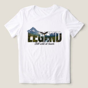 Legend Stilla vild i hjärta Utomhusgrafik T Shirt