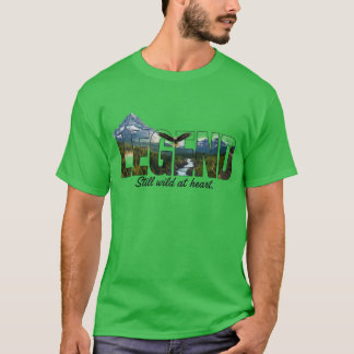 Legend Stilla vild i hjärta Utomhusgrafik T Shirt