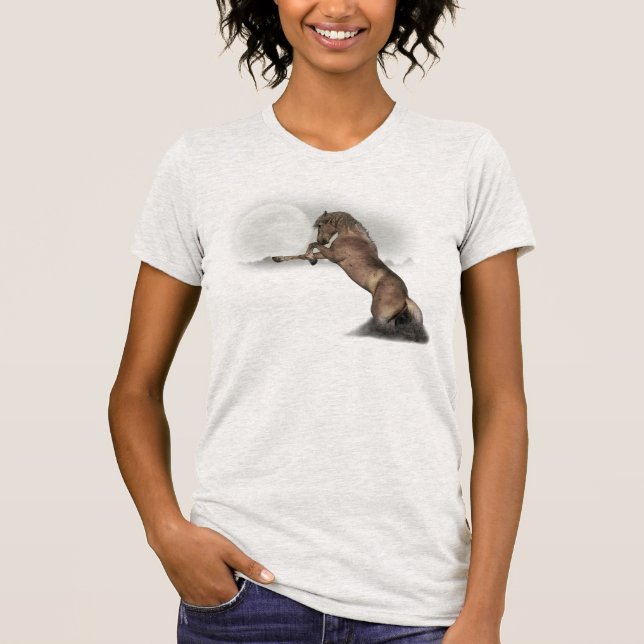 Legend T-shirt Vild Mustang "Merlot" (Framsida)