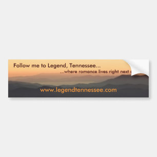 Legend Tennessee bildekal II