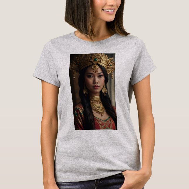 Legend till Dayang Sumbi: Sundanese Wisdom & Beaut T Shirt (Framsida)