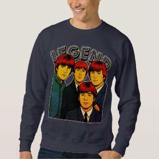 Legend Vintage Band Stil Unisex Tröja Lång Ärmad Tröja