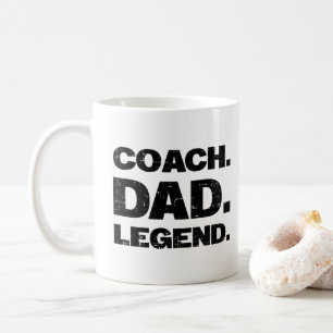 Legendär pappatränare Roligt sportpresent för papp Kaffemugg