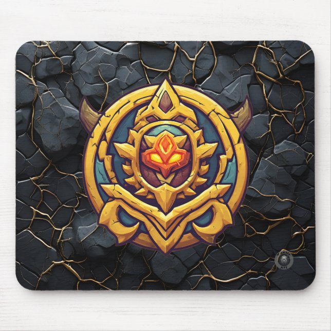 Legendär spelaremblem för rang G Musmatta (Framsidan)