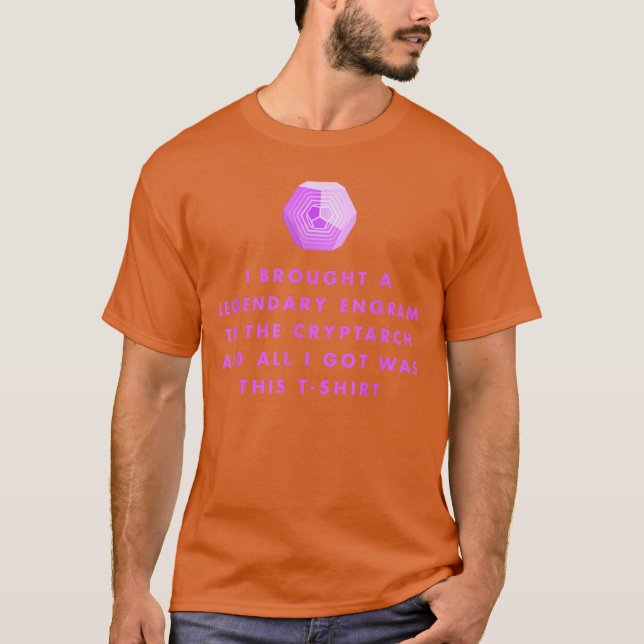 Legendära Engram till Cryptarch Små vänner T Shirt (Framsida)