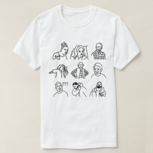Legendära, roliga minnesmärken t shirt