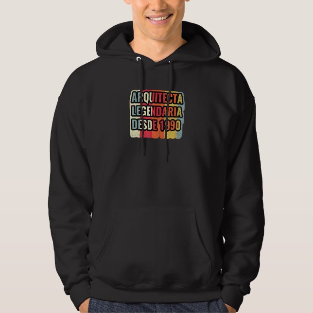Legendarisk Arkitekt Sedan 1990   Arkitekt Hoodie (Framsida)