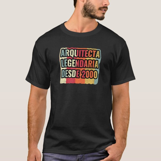 Legendarisk Arkitekt Sedan 2000   Arkitekt T Shirt (Framsida)