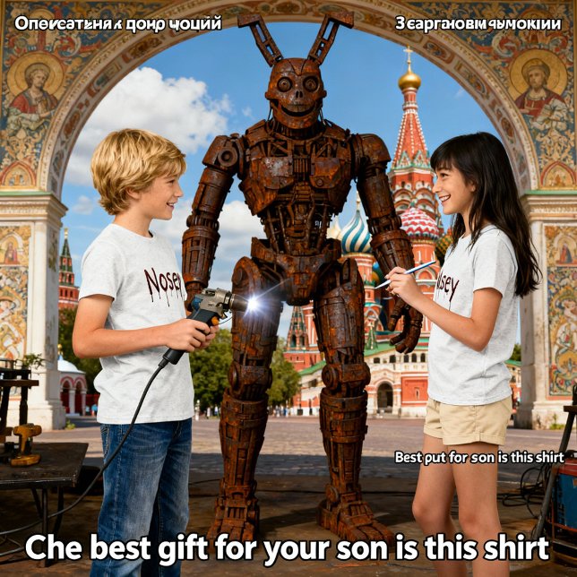 Legendarisk Echolocation Animatronic Nosey Skräck T Shirt (Skapare uppladdad)