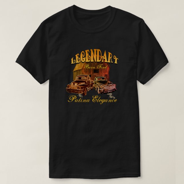Legendarisk elegans för ladugårdfyndpolityr - t shirt (Design framsida)