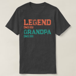 Legendarisk Farfar Vintage Fars Dag T Shirt