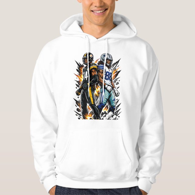 Legendarisk Fotbollsrivalitet Hoodie (Framsida)