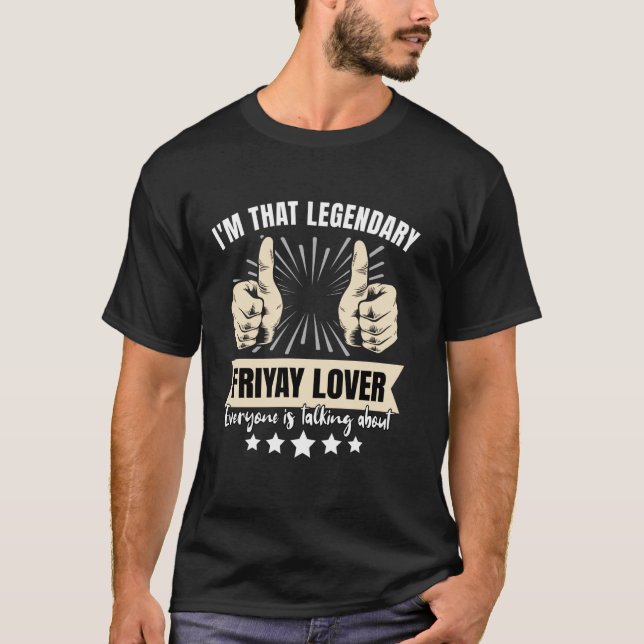 Legendarisk Fredagsälskare T Shirt (Framsida)