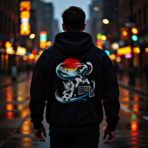 Legendarisk Japansk Fotbollskatt - Streetwearprese T Shirt