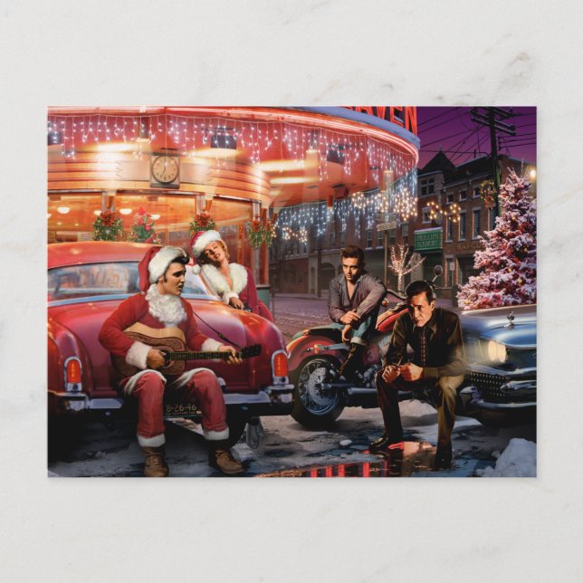 Legendarisk jul helg vykort (Framsida)