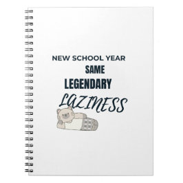 Legendarisk Lata Anteckningsbok