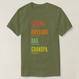 Legendarisk Make Pappa Farfar Sedan T-Shirt