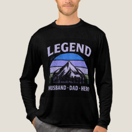 Legendarisk Make Pappa Hjälte Vintage Fars Dag T Shirt