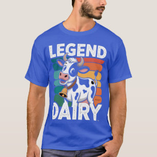 Legendarisk Mejerifarm Rollig Ko Bonde Skämt Grafi T Shirt