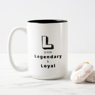 Legendarisk och Trogen L - Personlig Lyxhyllning Två-Tonad Mugg