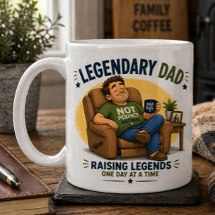 Legendarisk Pappa Kaffemugg