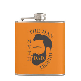 Legendarisk Pappa Mannen Myten Far Hyllningsgåva Fickplunta