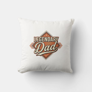Legendarisk Pappa Vintage Gravyr Tröja Design (2)_ Kudde