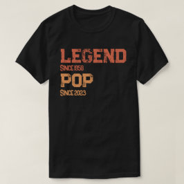 Legendarisk Pop Vintage Fars Dag T Shirt
