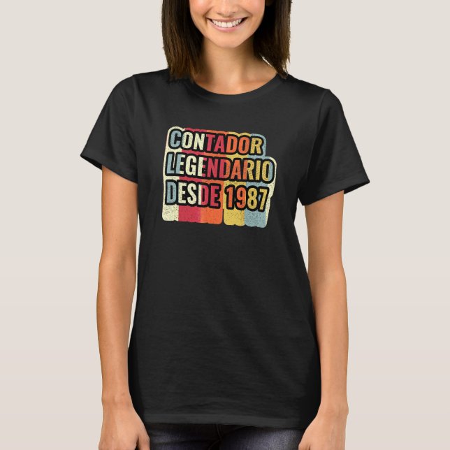 Legendarisk revisor sedan 1987   Redovisningsekono T Shirt (Framsida)