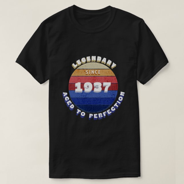 Legendarisk sedan 1937 Retro T-Shirt (Design framsida)
