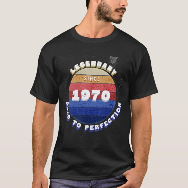 Legendarisk Sedan 1970 Retro T-Shirt (Framsida)