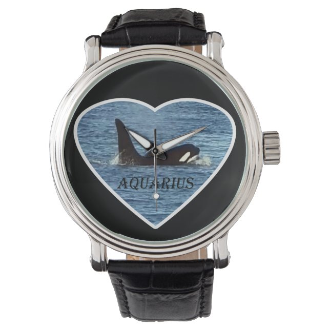 Legendarisk Späckhuggare Aquarius Skotsk Späckhugg Armbandsur (Framsida)