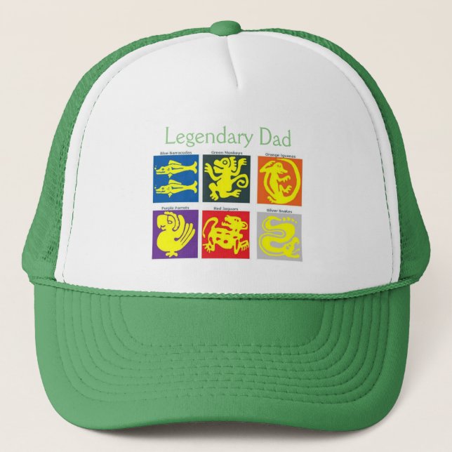 Legendarisk Truckerhatt i Grönt Keps (Framsida)