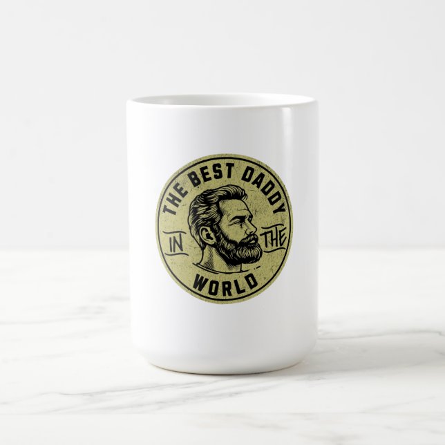 Legendariska Coola Pappor – Fettypsgrafisk Design Kaffemugg (Center)