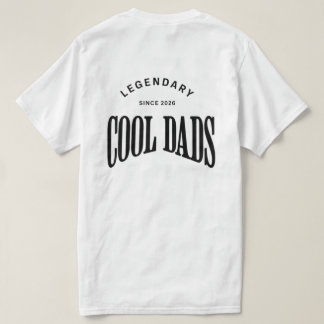 Legendariska Coola Pappor – Fettypsgrafisk Design T Shirt