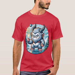 legendariska djur åskliknande silverklassisk t-shi t shirt