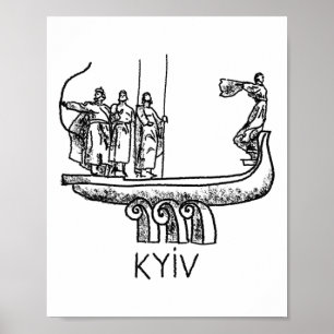 Legendariska Grundare Av Kiev Kyiv Ukraina T Shirt Poster