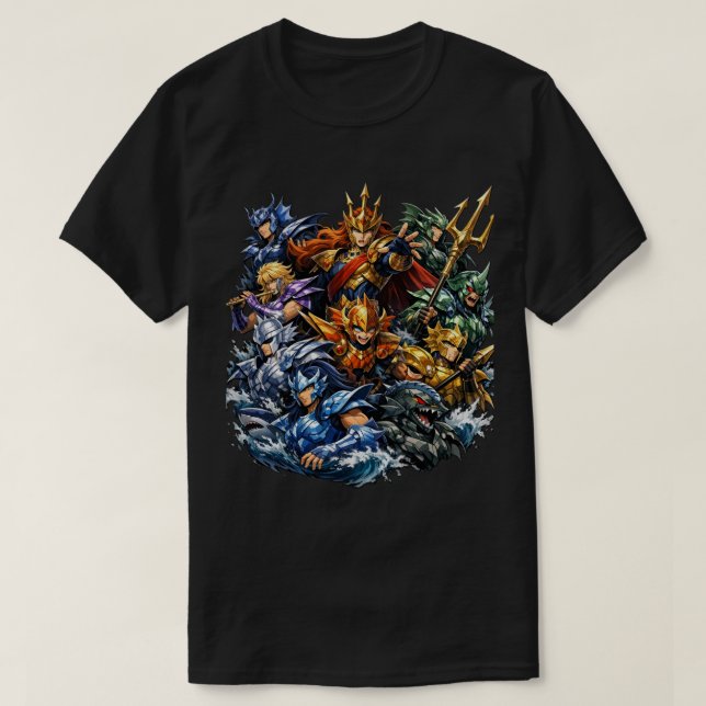 Legendariska krigare från havets rike t shirt (Design framsida)
