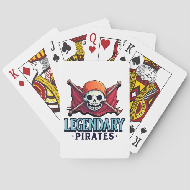 Legendariska pirater casinokort (Baksidan)
