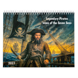 Legendariska pirater – Ikoner för de sju haven Kalender