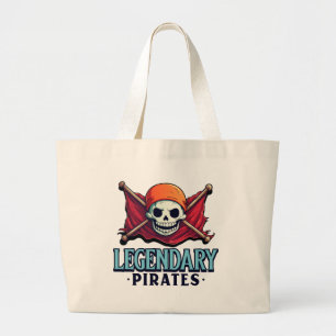 Legendariska pirater jumbo tygkasse