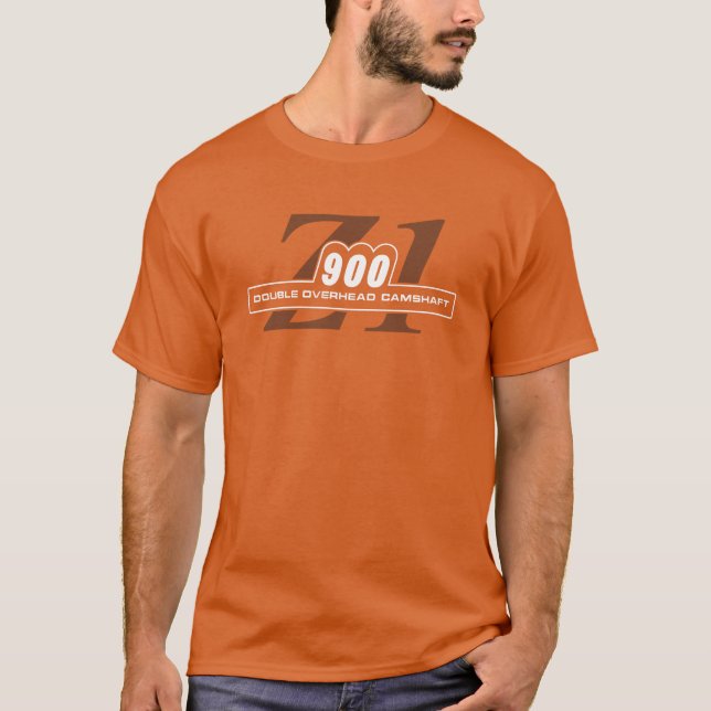 Legendariska Rootbeer och orange Z1 900 T Shirt (Framsida)