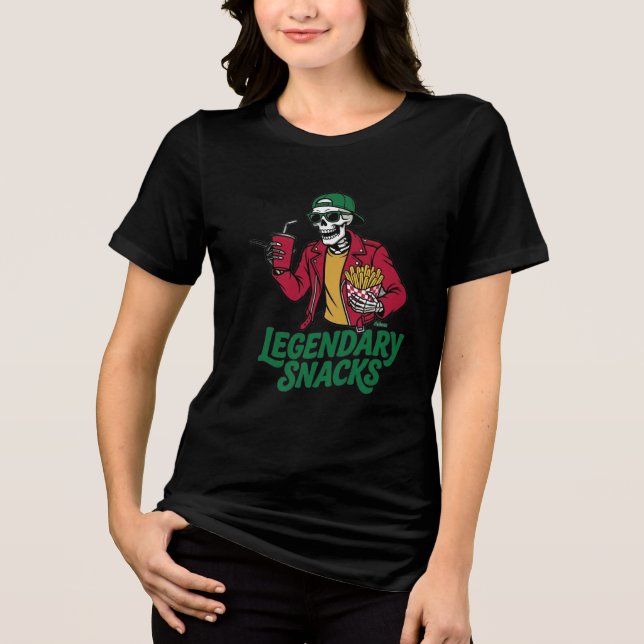 Legendariska Snabbmatbitar T Shirt (Framsida)