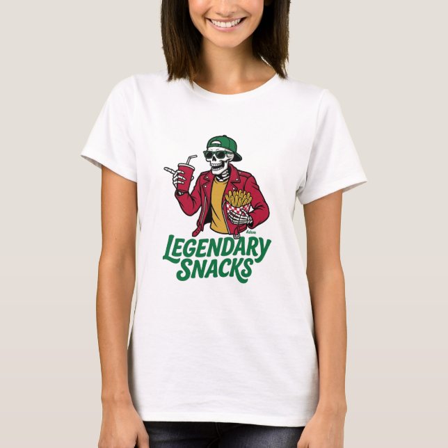 Legendariska Snabbmatbitar T Shirt (Framsida)