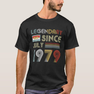 Legendariskt efter Juli 1979 den 40th födelsedage T Shirt